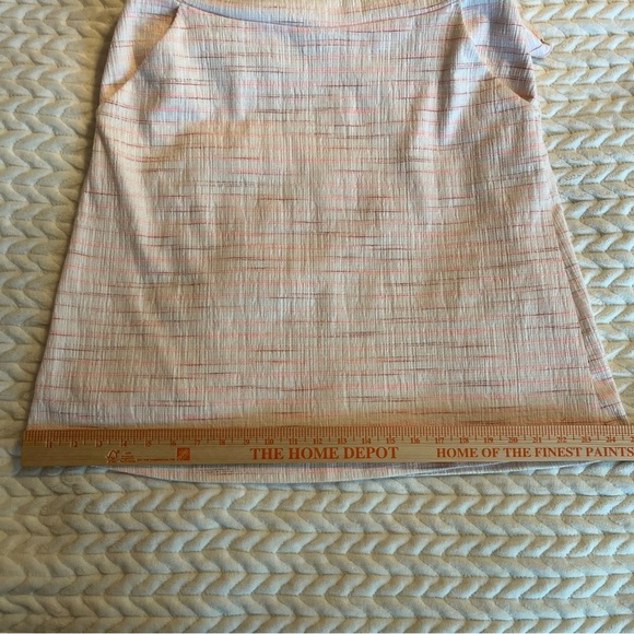 Loft Sleeveless Textured Dress in Ivory size 10 - Picture 8 of 10